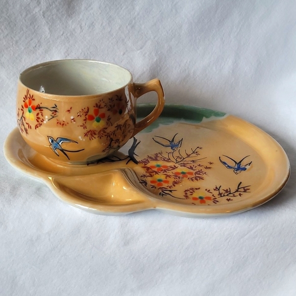 Vintage Japan Tea Cup and Snack Plate - Picture 1 of 10